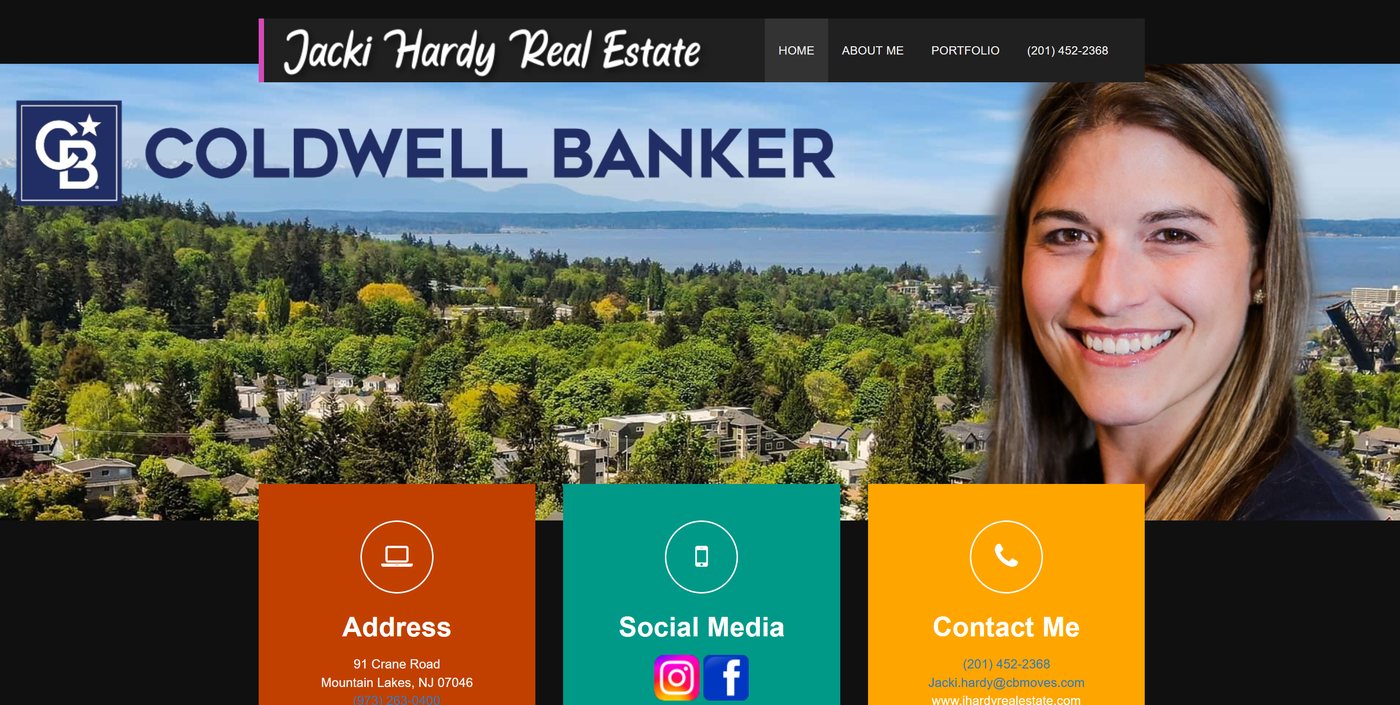 Real estate website example